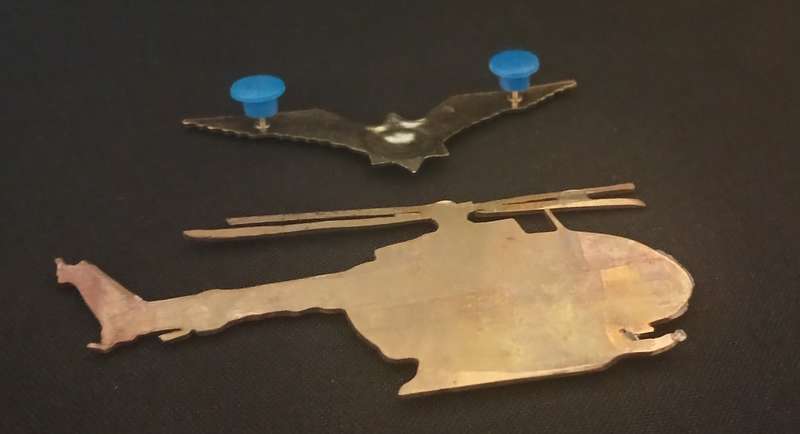 South African Police Helicopter  Badge & Pilot`s Wings  1980`s                     V48