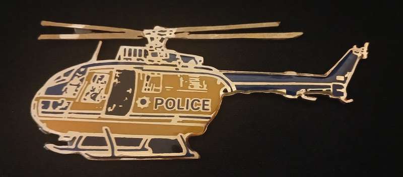 South African Police Helicopter  Badge & Pilot`s Wings  1980`s                     V48