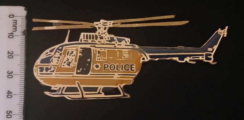 South African Police Helicopter  Badge & Pilot`s Wings  1980`s                     V48