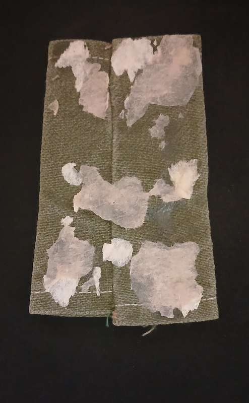 CANADIAN 2 MP PL FORCE ARMY RANK SLIPON CLOTH EPAULETTE    ` NOTE CONDITION `               V50