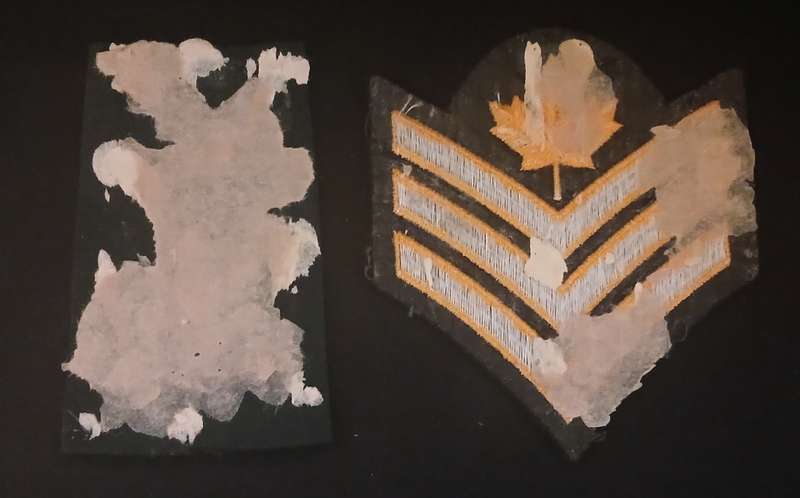 CANADIAN SERGEANT RANKS       ` NOTE CONDITION `                      V51