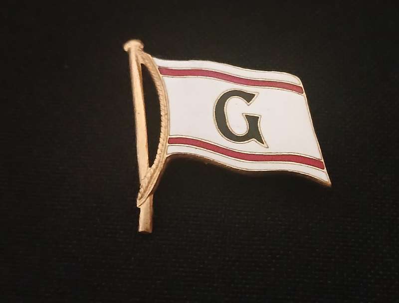 German Shipping Company ` G ` Badge V52