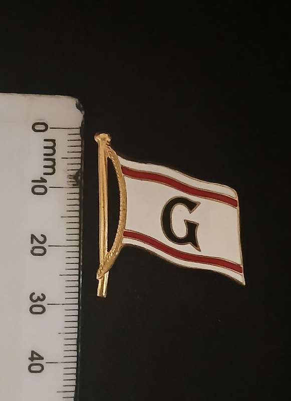 German Shipping Company ` G ` Badge V52