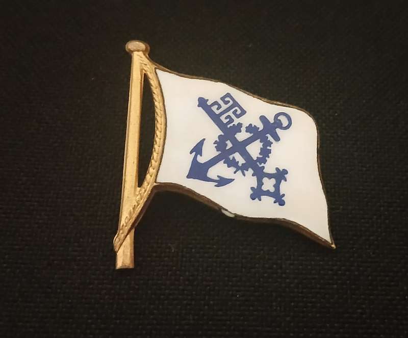 WW2 German Norddeutscher Lloyd Shipping Line Pin Badge