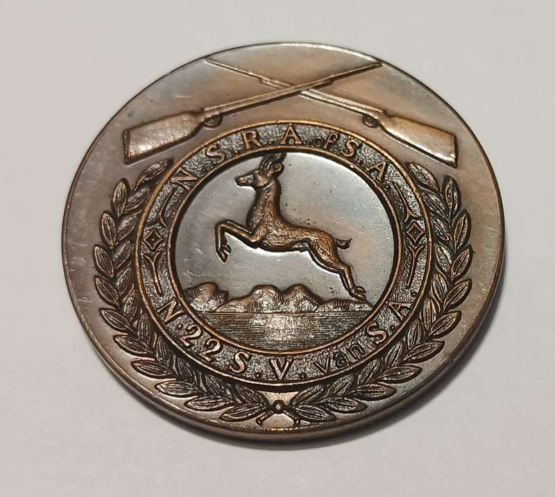 N.S.R.A. NATIONAL SMALL-BORE RIFLE ASSOCIATION ( ISRAEL VS. S.A. 1960 ) MEDALLION         V57