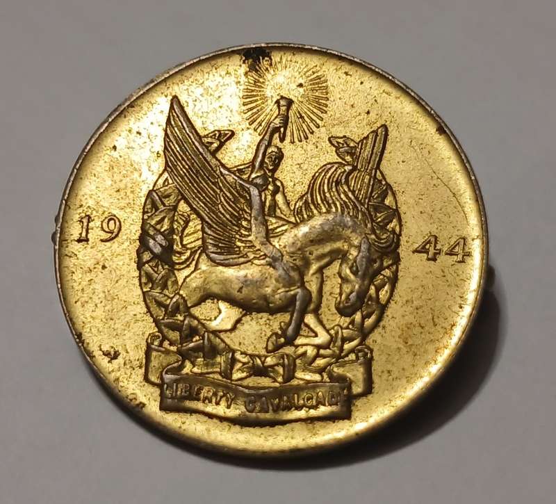 WW2 1944 LIBERTY CAVALCADE EXIBITION CAPETOWN BADGE                V61