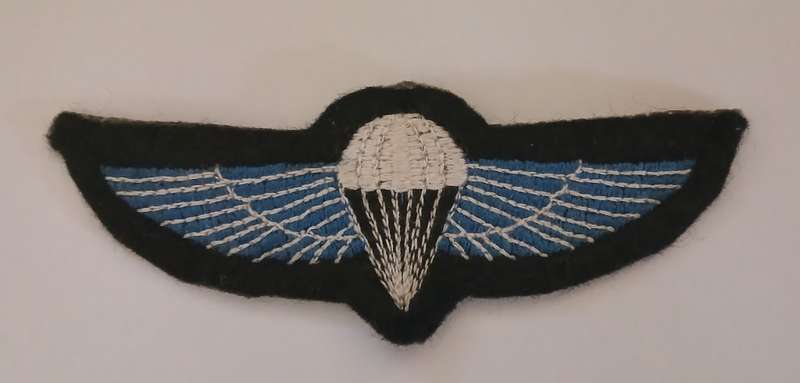 HUNTER GROUP PARACHUTE CLOTH WING   ( 1968 - 1976 )      ``` RARE ```                    V67