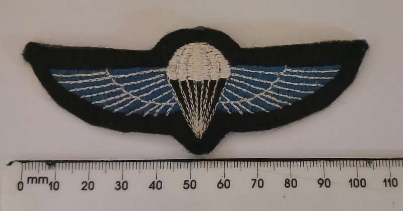 HUNTER GROUP PARACHUTE CLOTH WING   ( 1968 - 1976 )      ``` RARE ```                    V67