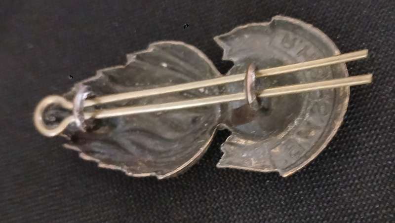 WW2   SA. RAILWAYS AND HARBOURS BRIGADE COLLAR BADGE                             V88