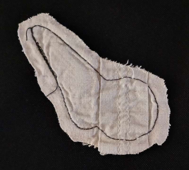 WW2 RAF  AIR GUNNER AG. BREVET WING  `` EMBROIDERED ``             V106