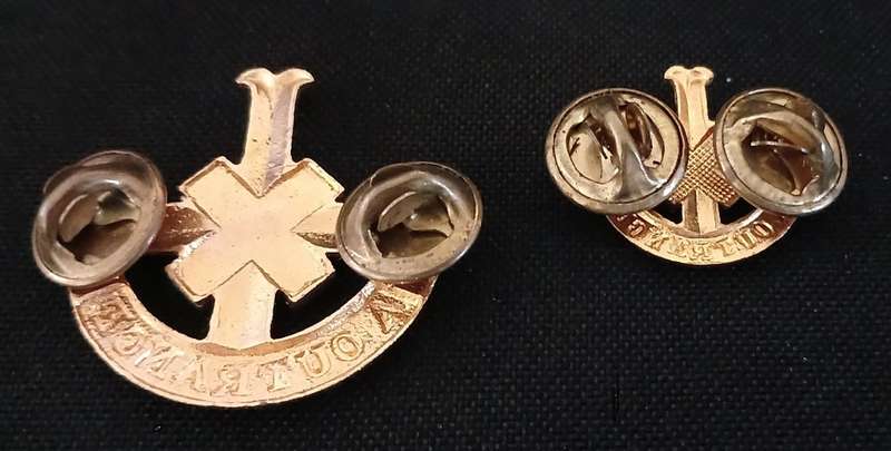 SA. REGIMENT UITENHAGE CAP AND MESS DRESS BADGE                V109