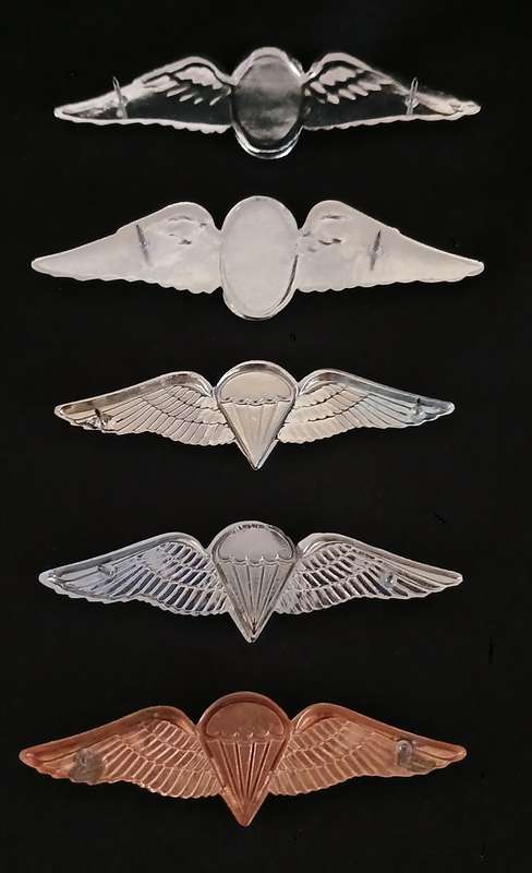 SADF PARACHUTE WINGS COLLECTION Of 5 Wings - Full Size    ` One Bid For The Lot `           V125