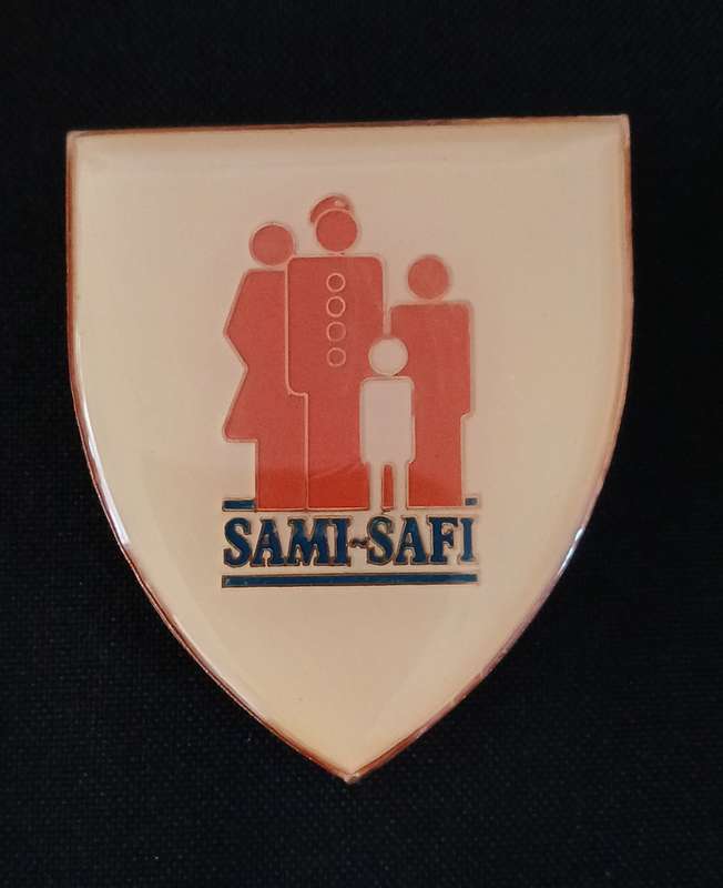 SAMI - SAFI   SOUTH AFRICAN FORCES INSTITUTE SHOULDER FLASH       `` RARE ``     D145