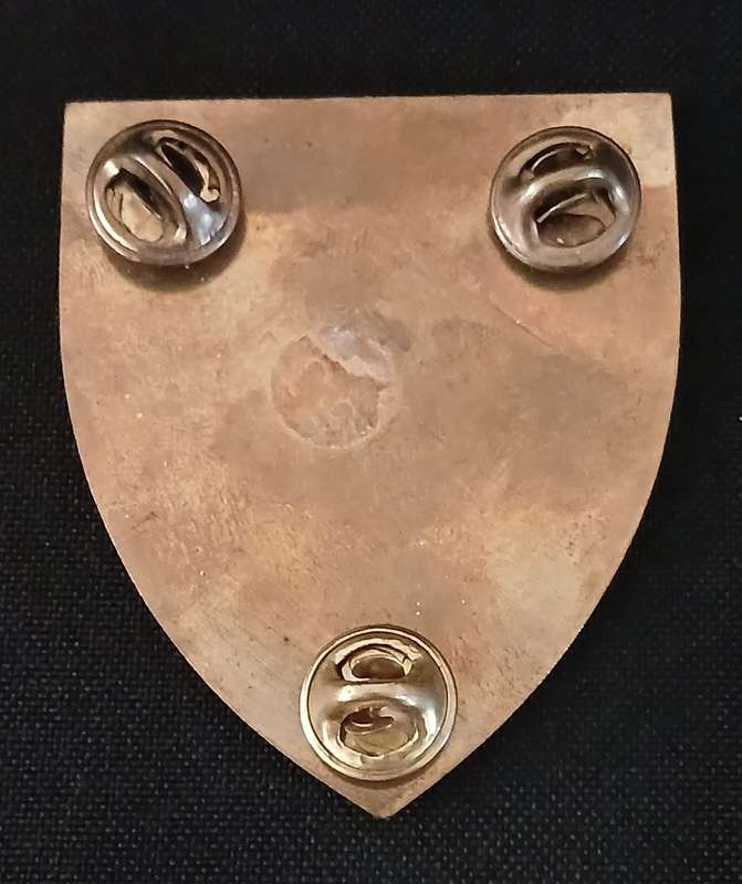 SADF 4 ARTILLERY REGIMENT SHOULDER FLASH    (YELLOW TYPE 2ND ISSUE )            D147