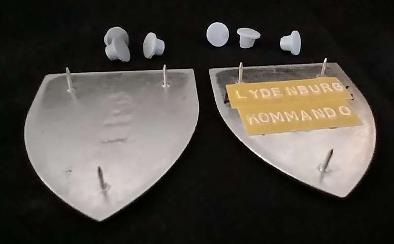 SADF LYDENBURG COMMANDO SHOULDER FLASHES    1ST ISSUE      ``RARE``           D150