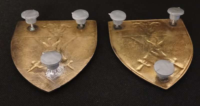 SADF SOUTHERN CAPE COMMAND SHOULDER FLASHES    (One Pin Repaired )        D164