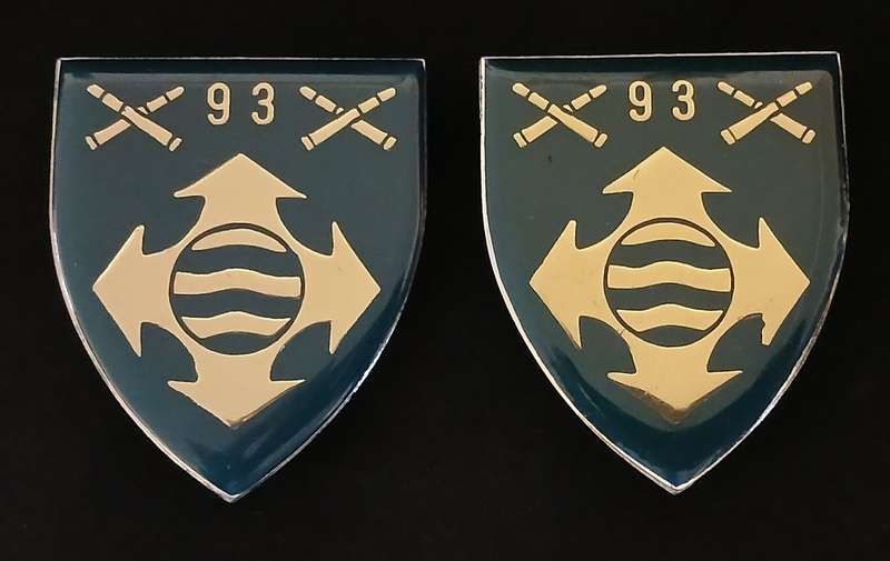 SADF 93 AMMUNITION DEPOT SHOULDER FLASHES           D167