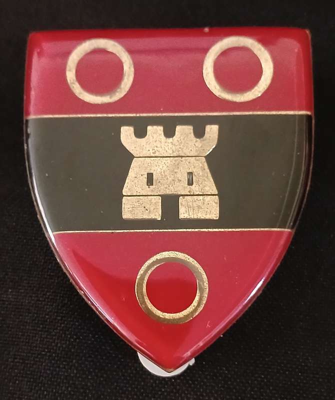 SADF STELLENBOSCH COMMANDO SHOULDER FLASH            ( Note Two Pins Repaired )      D170
