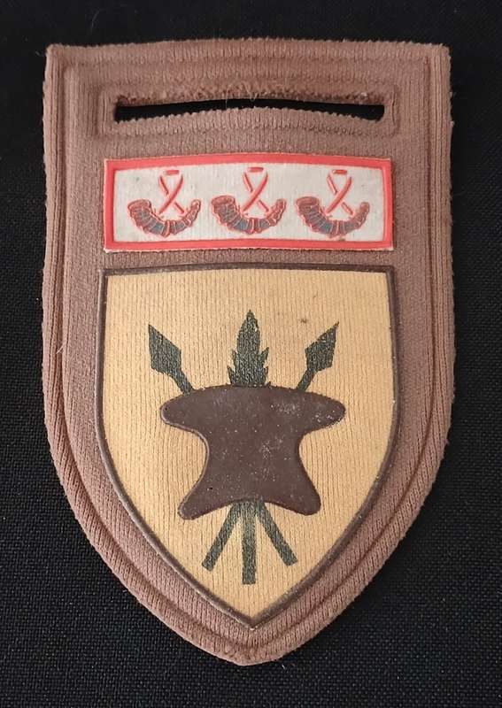 SADF 151 BATTALION WITH FREE STATE COMMAND TUPPER FLASH  ( SEE MAGNET NOT PIN )    C4
