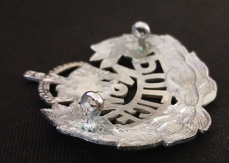 NSW POLICE COMMISSIONED OFFICERS CAP BADGE  ``` RARE ```               C11