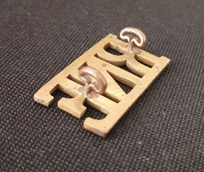 RHODESIA NYASALAND ENGINEERS SHOULDER TITLE                   C24