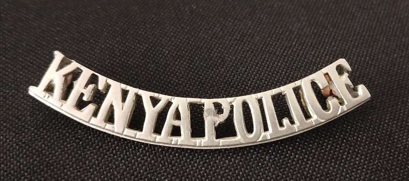 KENYA POLICE SHOULDER TITLE                  C25