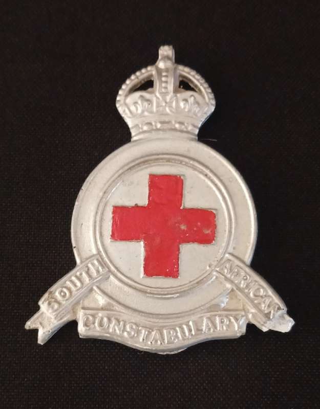 SOUTH AFRICAN CONSTABULARY SLOUCH HAT BADGE      ` Made of Resin `             C36