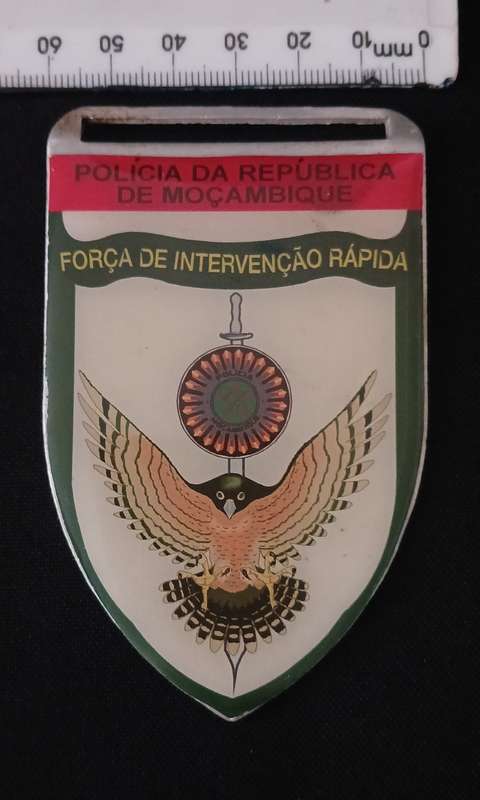 POLICE FORCE OF MOZAMBIQUE METAL ARM FLASH               C46