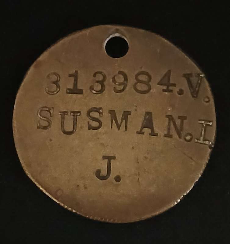 UNKNOWN TOKEN / TAG  313984.     V. SUSMAN. I.J                   C84