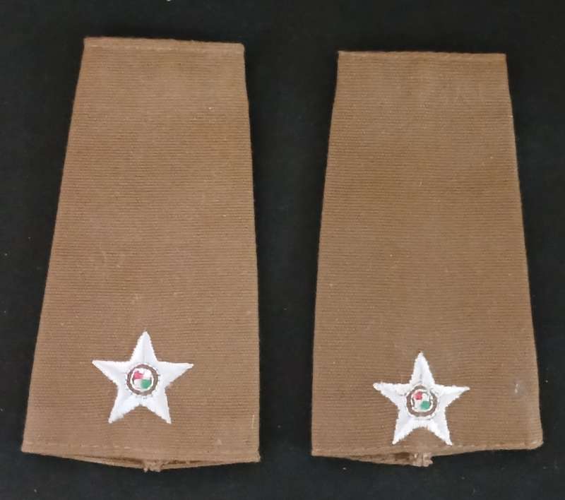 SADF SECOND LIEUTENANT EPAULETTE PAIR                      L6