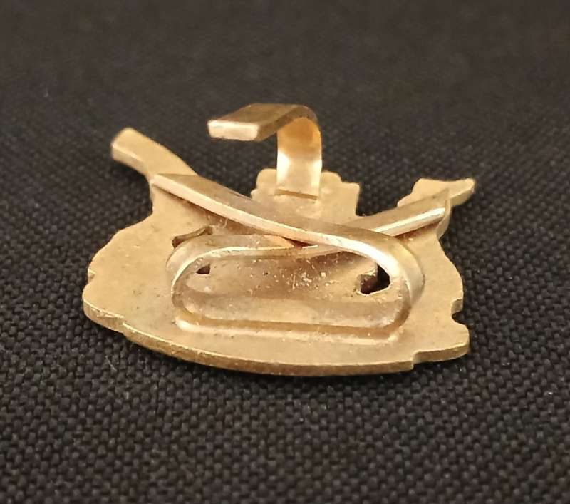 SA RAILWAY SERVICE CAP BADGE      ( GOLD COLOUR )                 C97