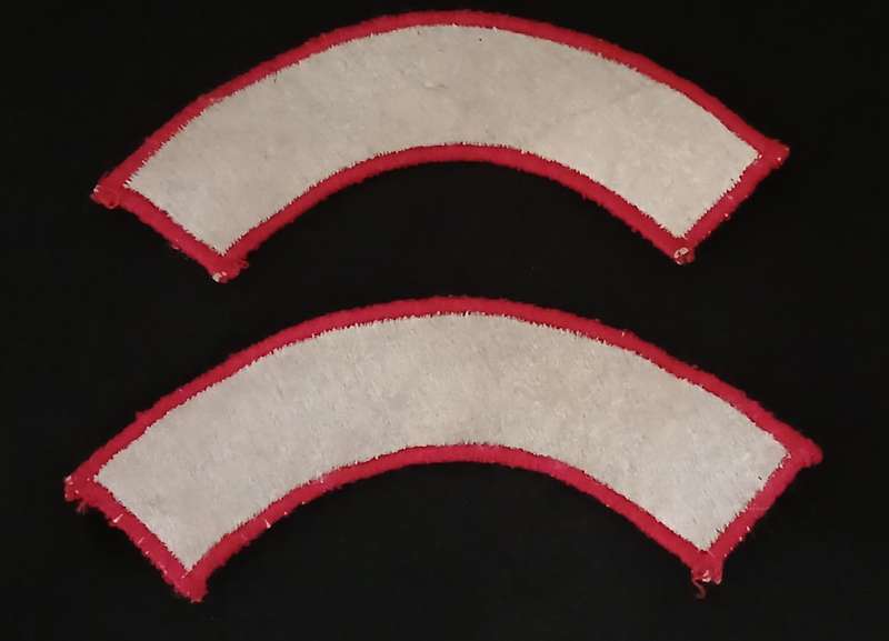 ROYAL NEW ZEALAND INFANTRY REGIMENT CLOTH SHOULDER TITLE PAIR                C107