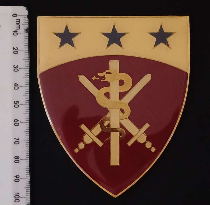 SADF - SAMS NATAL MEDICAL COMMAND BADGE    Size: 100mm x 85mm  ( Note No Pins )  ` STUNNING `   C112