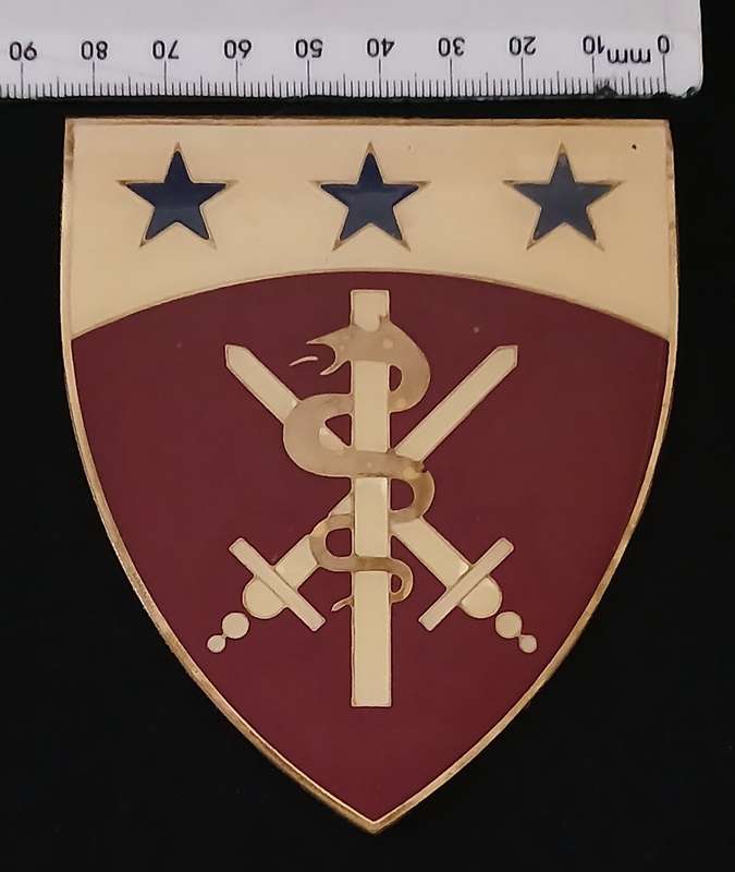SADF -- SAMS     NATAL MEDICAL COMMAND BADGE Size: 100mm x 85mm ( Note No Pins ) ` STUNNING `  C113