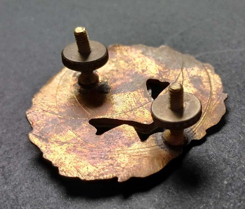 SADF 6 SA. INFANTRY TRAINING UNIT CAP BADGE  ` BI-METAL `                       C119