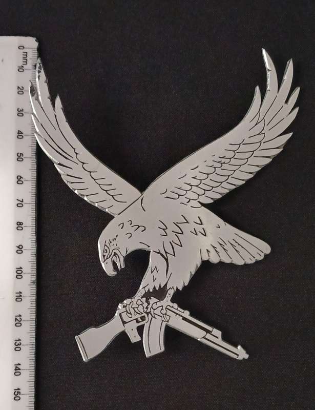 SWA 101 BATTALION METAL BADGE                      S14
