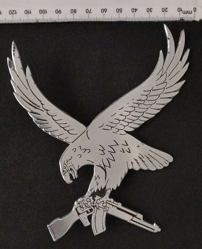 SWA 101 BATTALION METAL BADGE                      S14