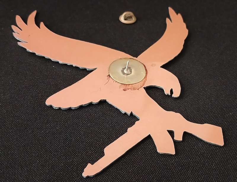 SWA 101 BATTALION METAL BADGE                      S14