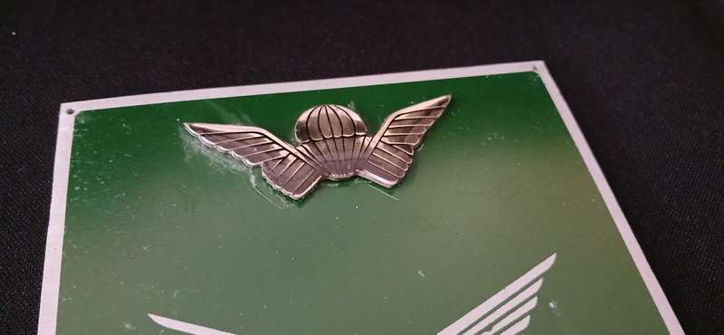 SELOUS SCOUTS ALUMINIUM / ENAMEL PLAQUE WITH RAISED EMBLEM          No.2
