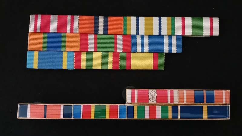 SAP MEDAL RIBBON BARS ( ONE BID FOR THE 2 BARS )           K3