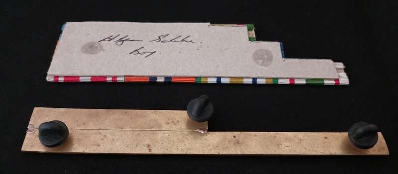 SAP MEDAL RIBBON BARS ( ONE BID FOR THE 2 BARS )           K3