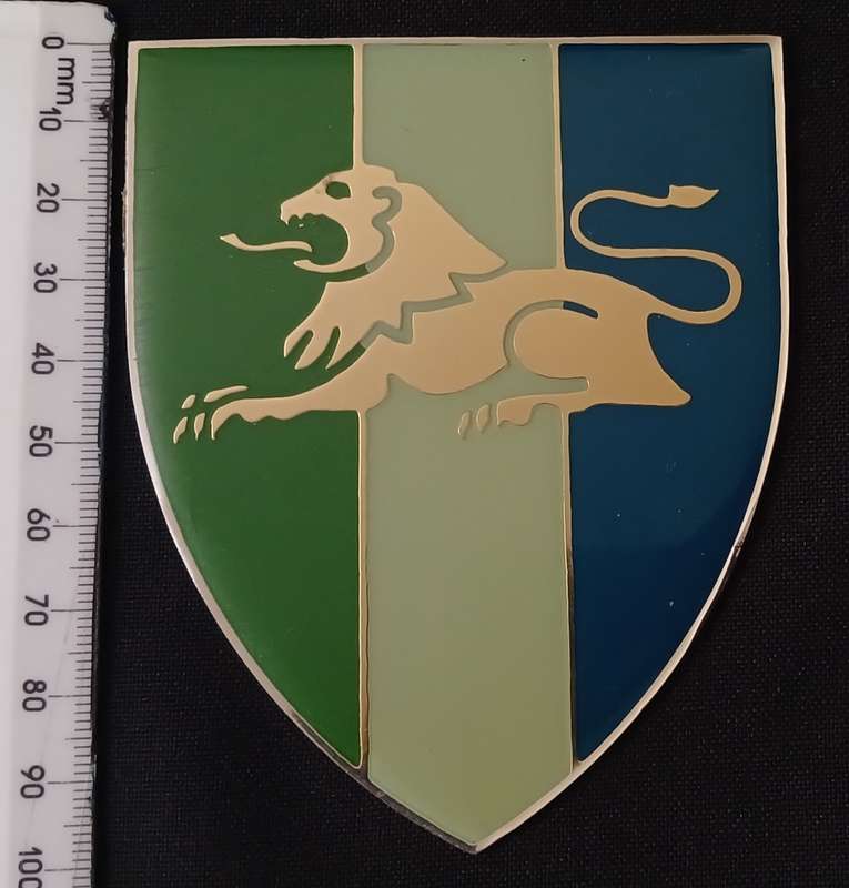 Eastern Transvaal Command Signal Unit Badge  ( Large )      Size: 83 x 100mm     ( No Pins )     K24