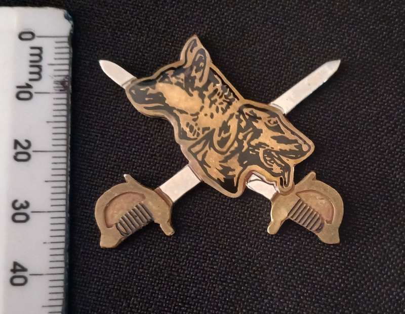 SAP K9 Dog Unit PTI Instructor Metal Badge               R41