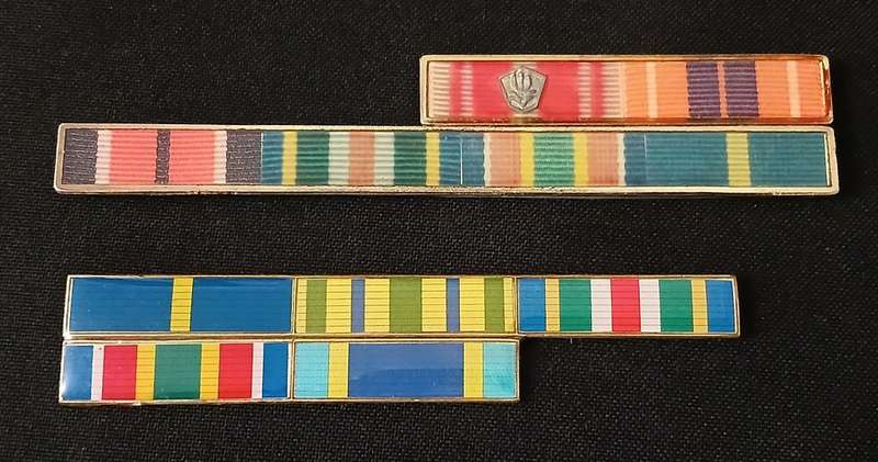 SOUTH AFRICAN POLICE MEDAL RIBBON BARS                   R59