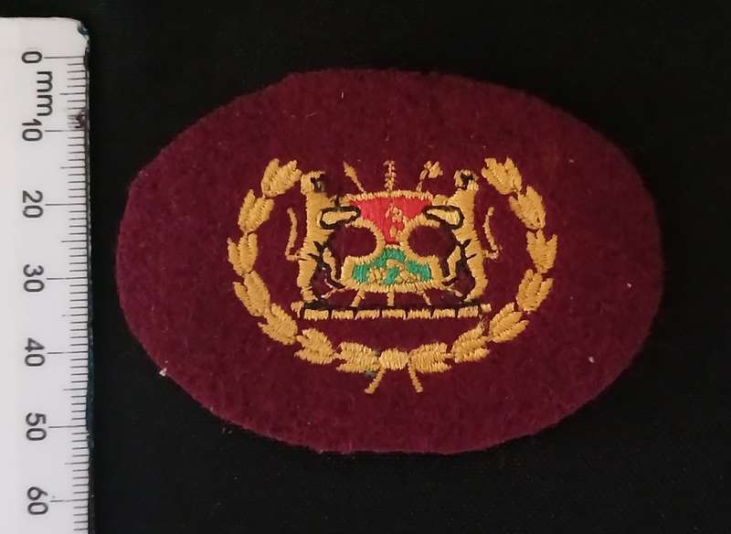 BOPHUTHATSWANA POLICE EMBROIDERED BADGE                     R63