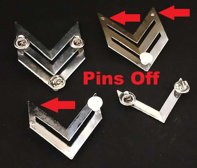 SA. METAL RANKS    ( NOTE PINS )                   R71
