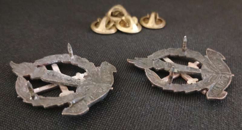 REGIMENT SKOONSPRUIT / REGIMENT SCHOONSPRUIT COLLAR BADGES                   R77