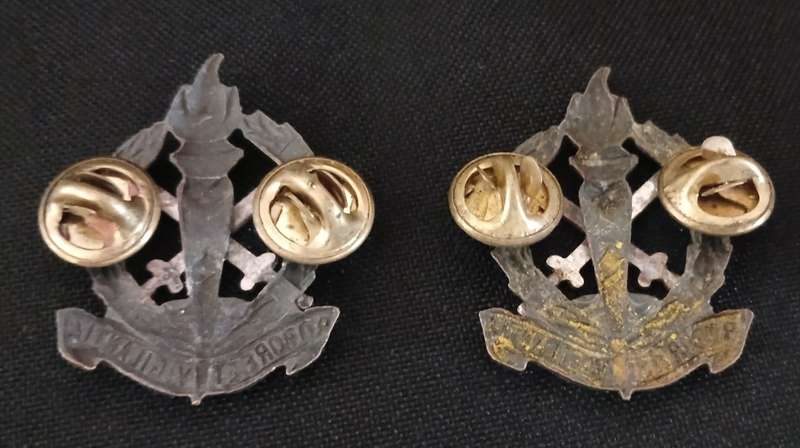 REGIMENT SKOONSPRUIT / REGIMENT SCHOONSPRUIT COLLAR BADGES R79
