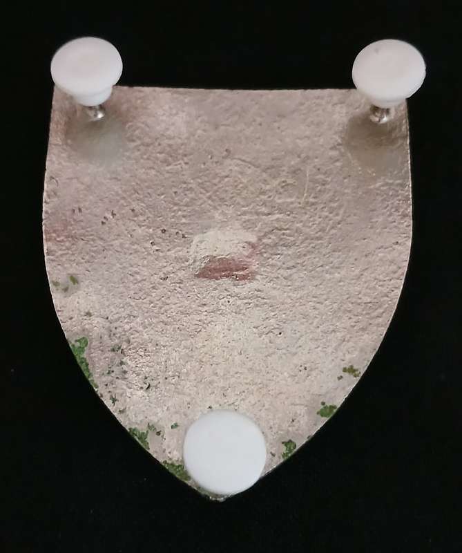 SADF 1st SIGNAL Heidelberg  Regiment (1970's Issue)  ENAMEL RAISED EMBLEM                 MM1