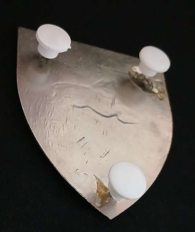SADF Eastern Transvaal Signals Unit Shoulder Flash      ( Note Two Pins Repaired )              MM3